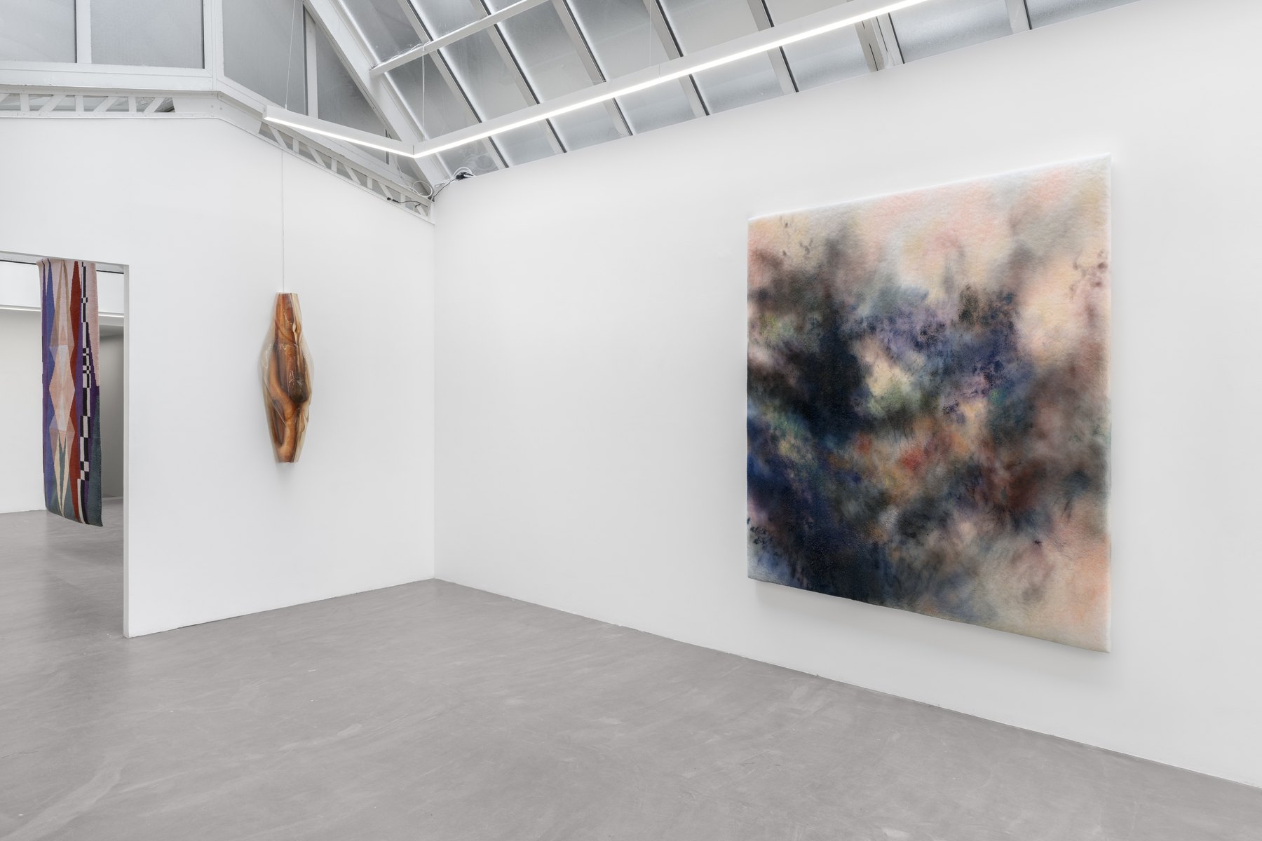 Installation view of Total Articulations, Bremond Capela, Paris, France, 2025